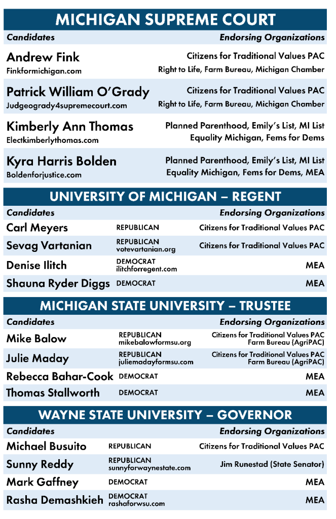 MidMichigan Voter Guide Citizens for Traditional Values